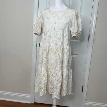 Moon River embroidered dress
