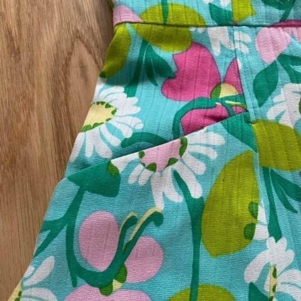Lilly Pulitzer Strapless floral Dress size 0 - image 9