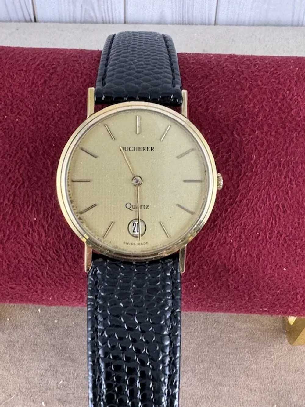 Vintage Fabulous Bucherer Swiss Made Man'sWatch w… - image 10