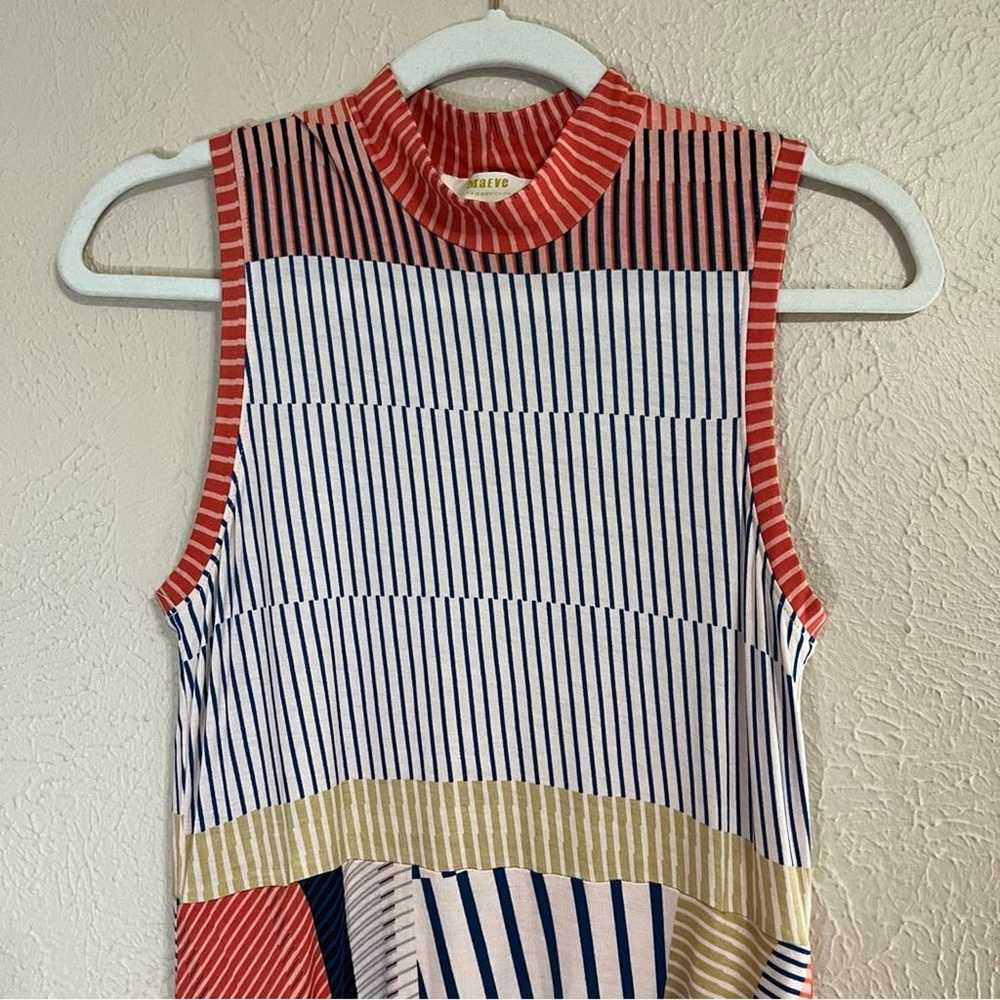 Maeve Anthropologie Cleary Striped Sleeveless Jer… - image 3