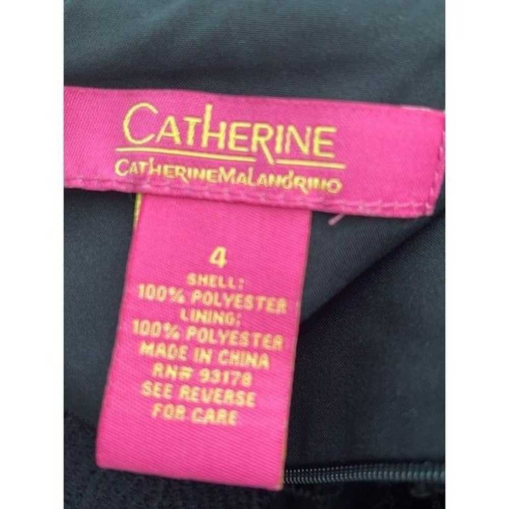 Catherine Malandrino Black Sleeveless Floral Lace… - image 10
