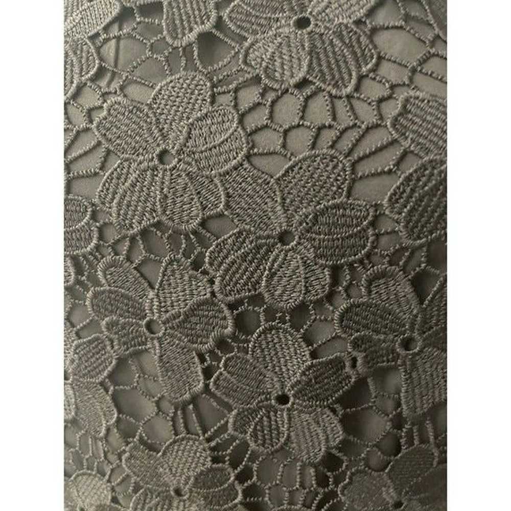 Catherine Malandrino Black Sleeveless Floral Lace… - image 8