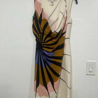 Diane Von Furstenberg  Striped Multicolor Dress, S