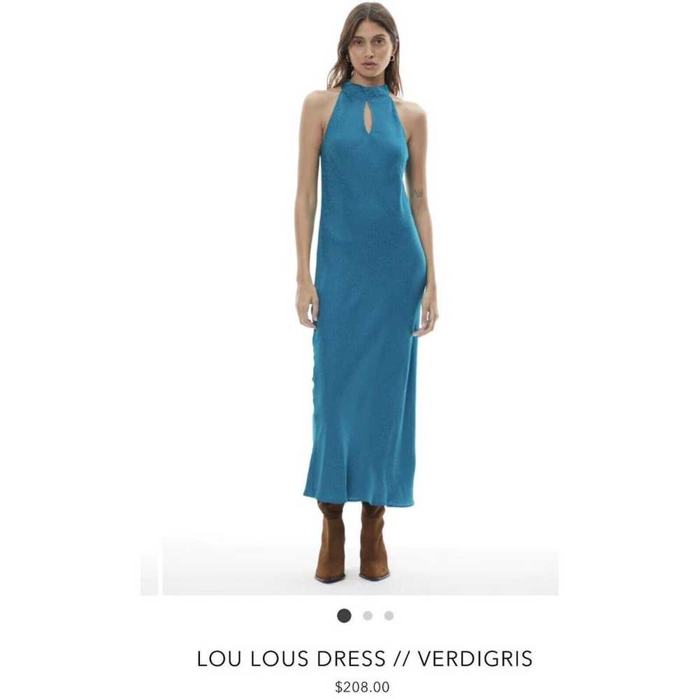 NWOT YOUNG FABULOUS & BROKE LOU LOU DRESS LONG MA… - image 4