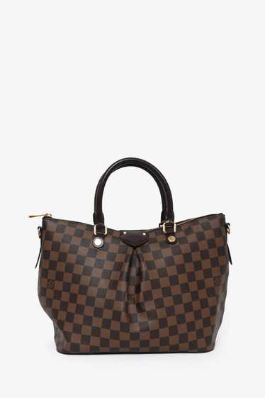 Louis Vuitton 2016 Damier Leather Ebene Siena Bag… - image 1