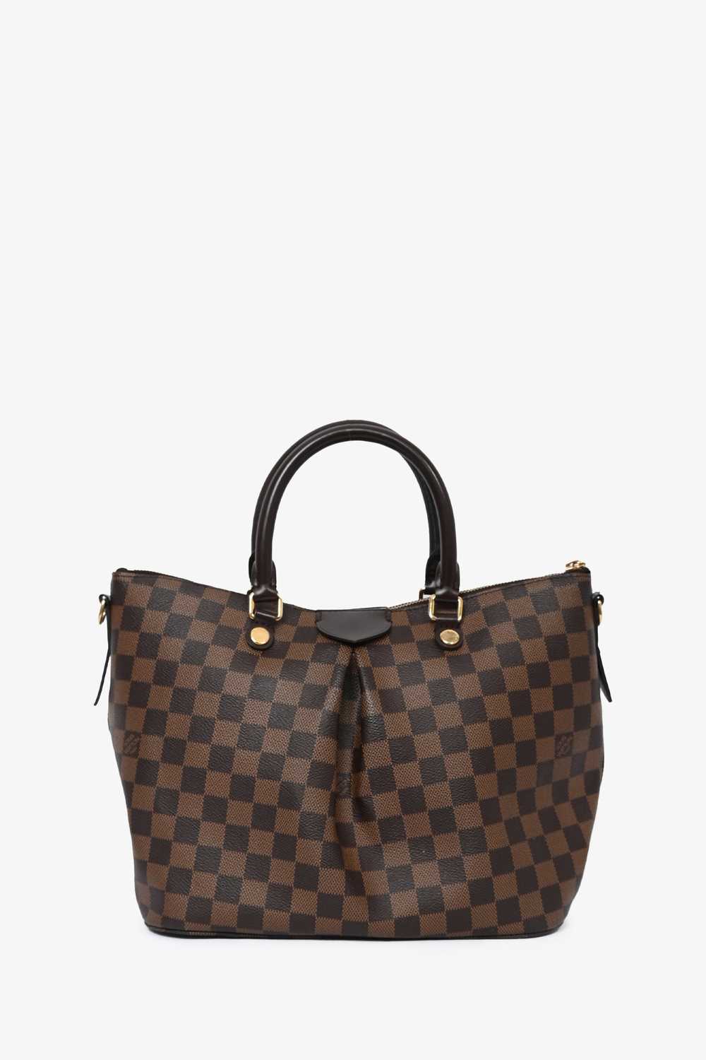 Louis Vuitton 2016 Damier Leather Ebene Siena Bag… - image 2