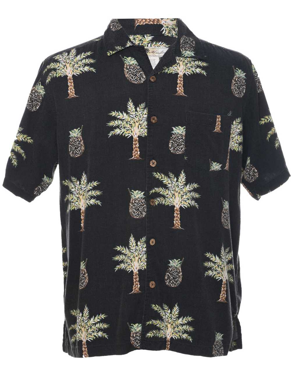 Fruit Print Hawaiian Shirt - L - image 1