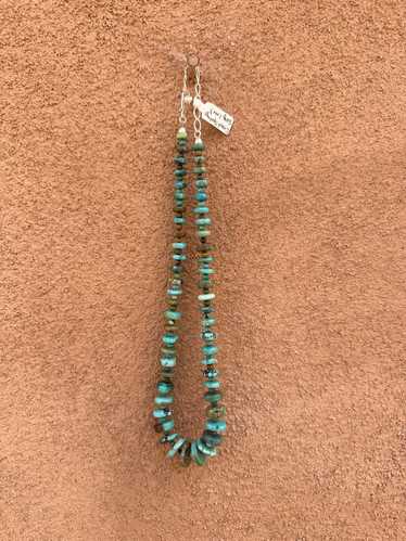 Crow Springs Turquoise and Sterling Silver Neckla… - image 1