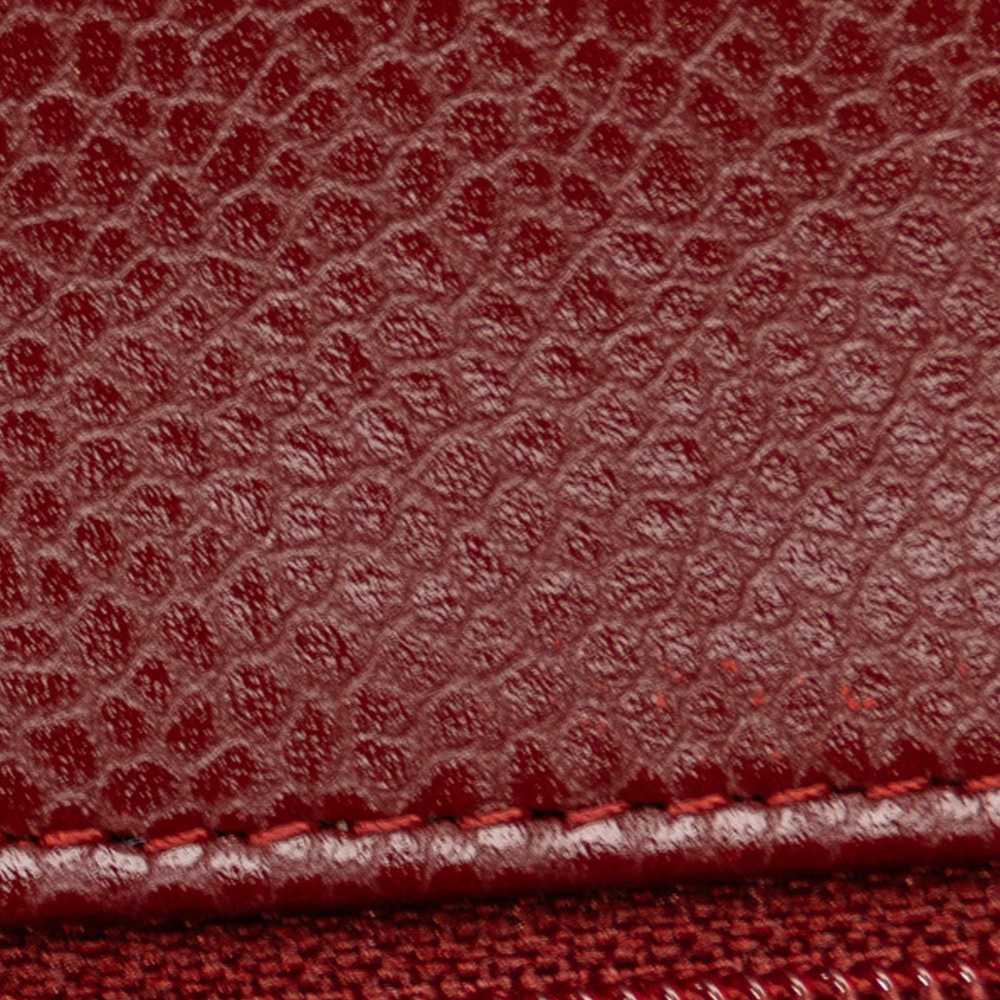 Product Details Chanel Burgundy Caviar Leather Me… - image 10