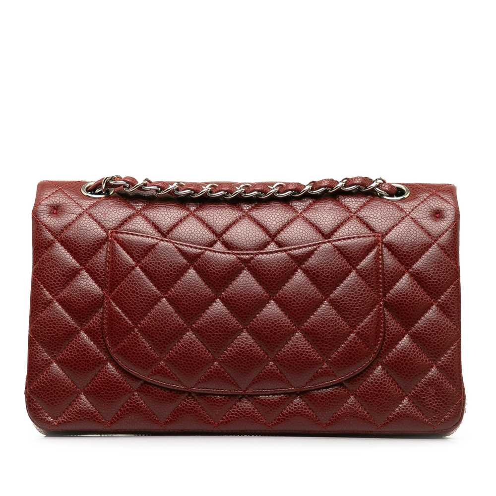 Product Details Chanel Burgundy Caviar Leather Me… - image 3