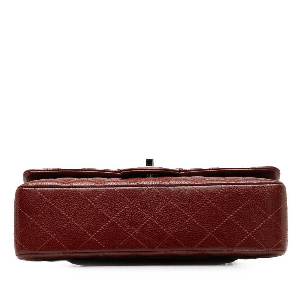 Product Details Chanel Burgundy Caviar Leather Me… - image 4
