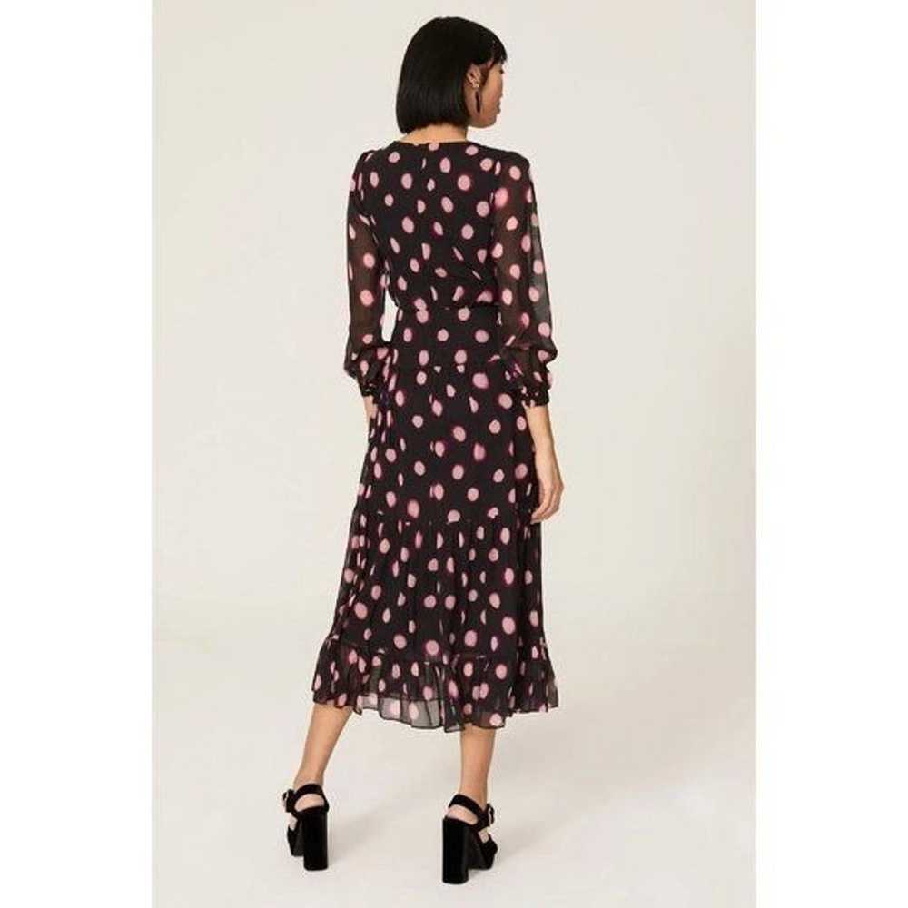 Saloni Designer Isabel Polka Dot Dress printed lo… - image 3