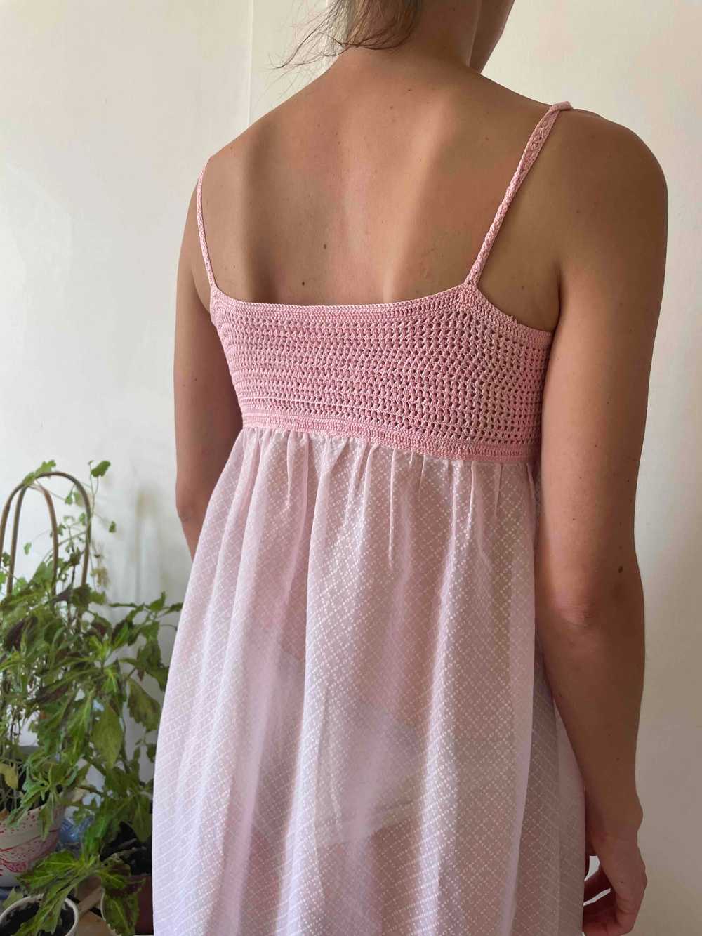 Crochet slip dress - image 6