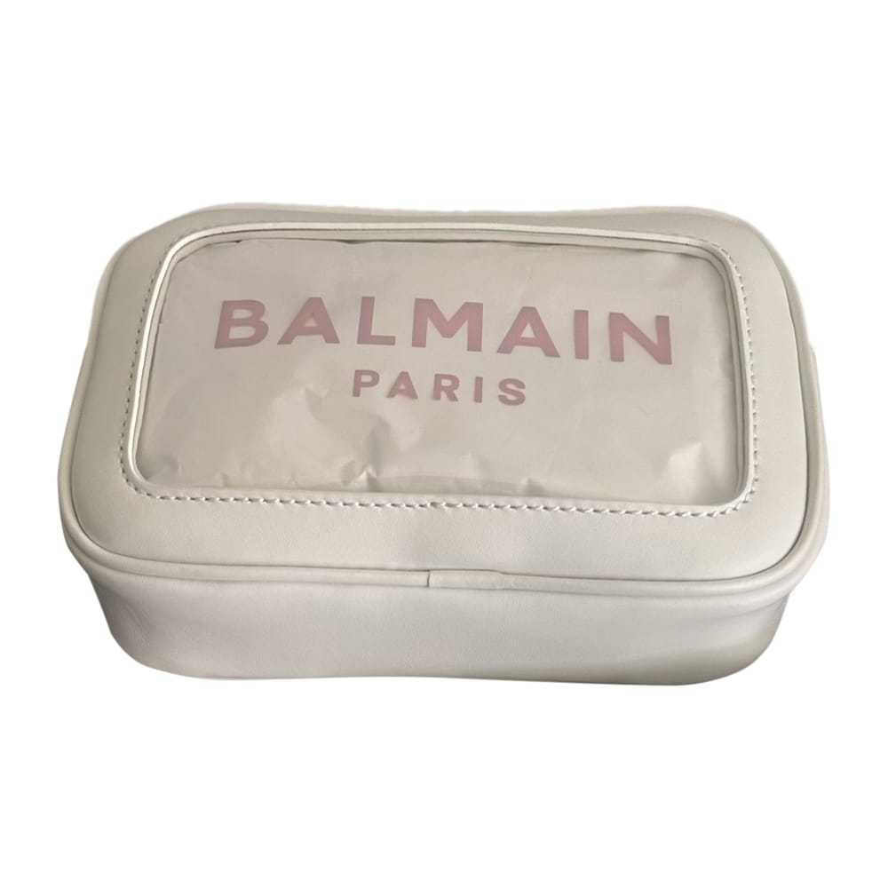 Balmain Vegan leather clutch bag - image 1