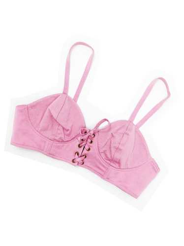Versus Gianni Versace 90s pink bustier - image 1