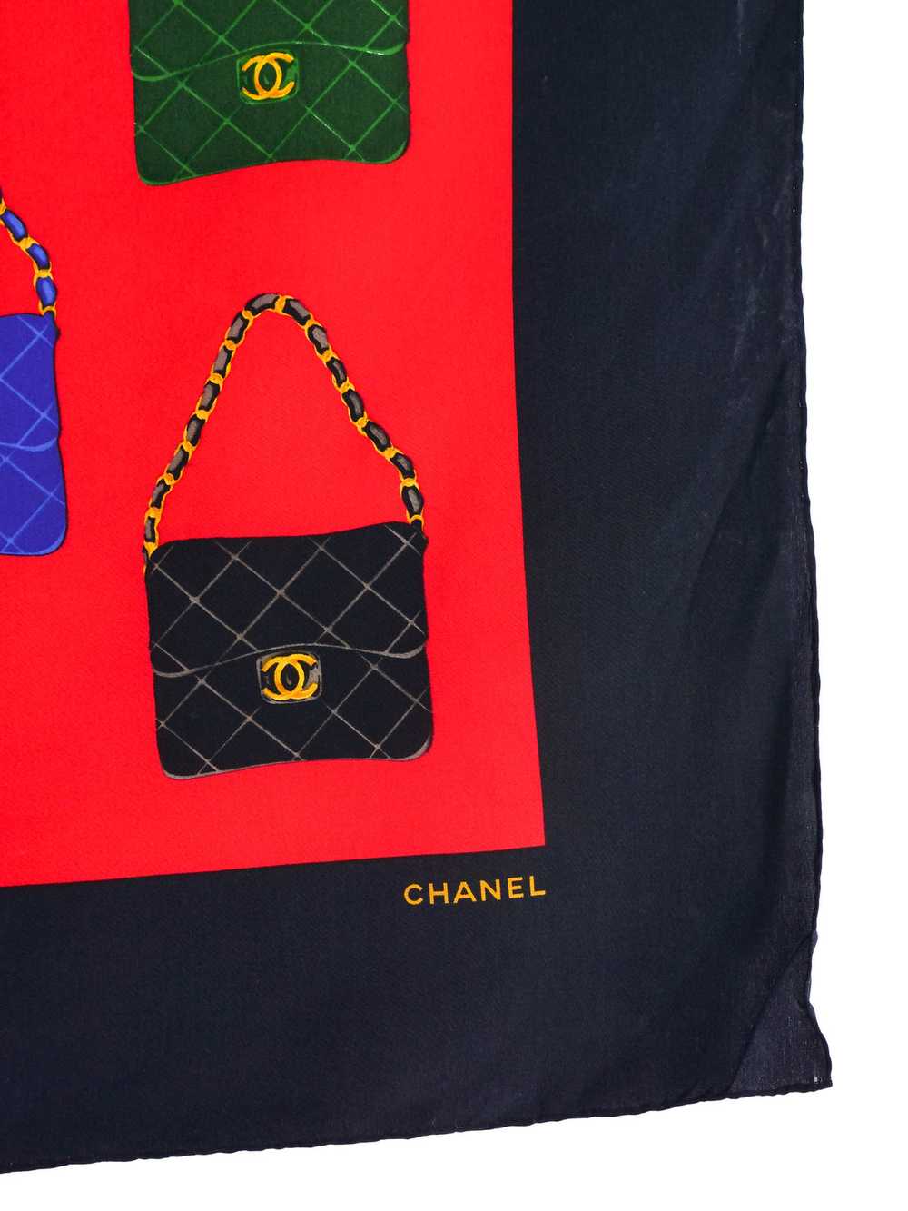 Chanel Handbag Silk Scarf - image 2