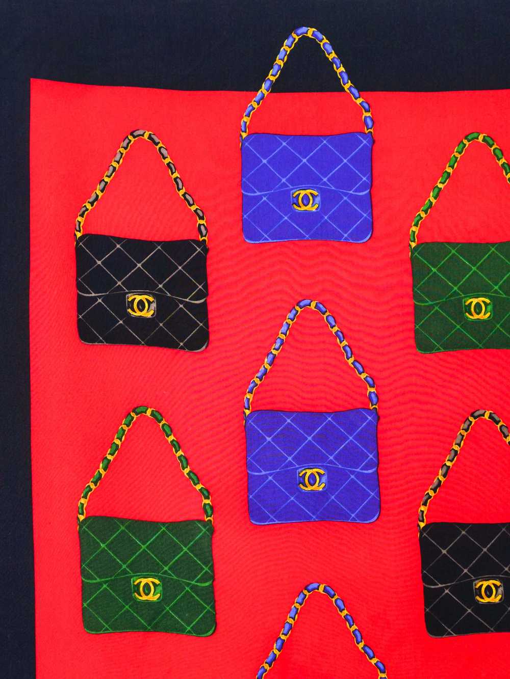Chanel Handbag Silk Scarf - image 3