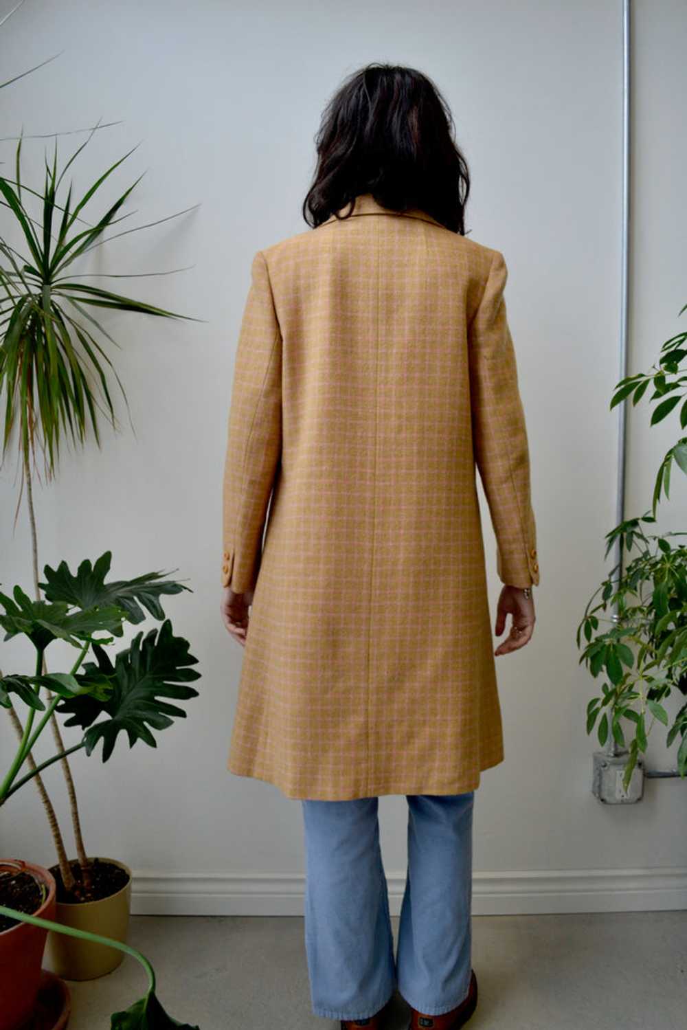 Crestknit Pink Grid Coat - image 3