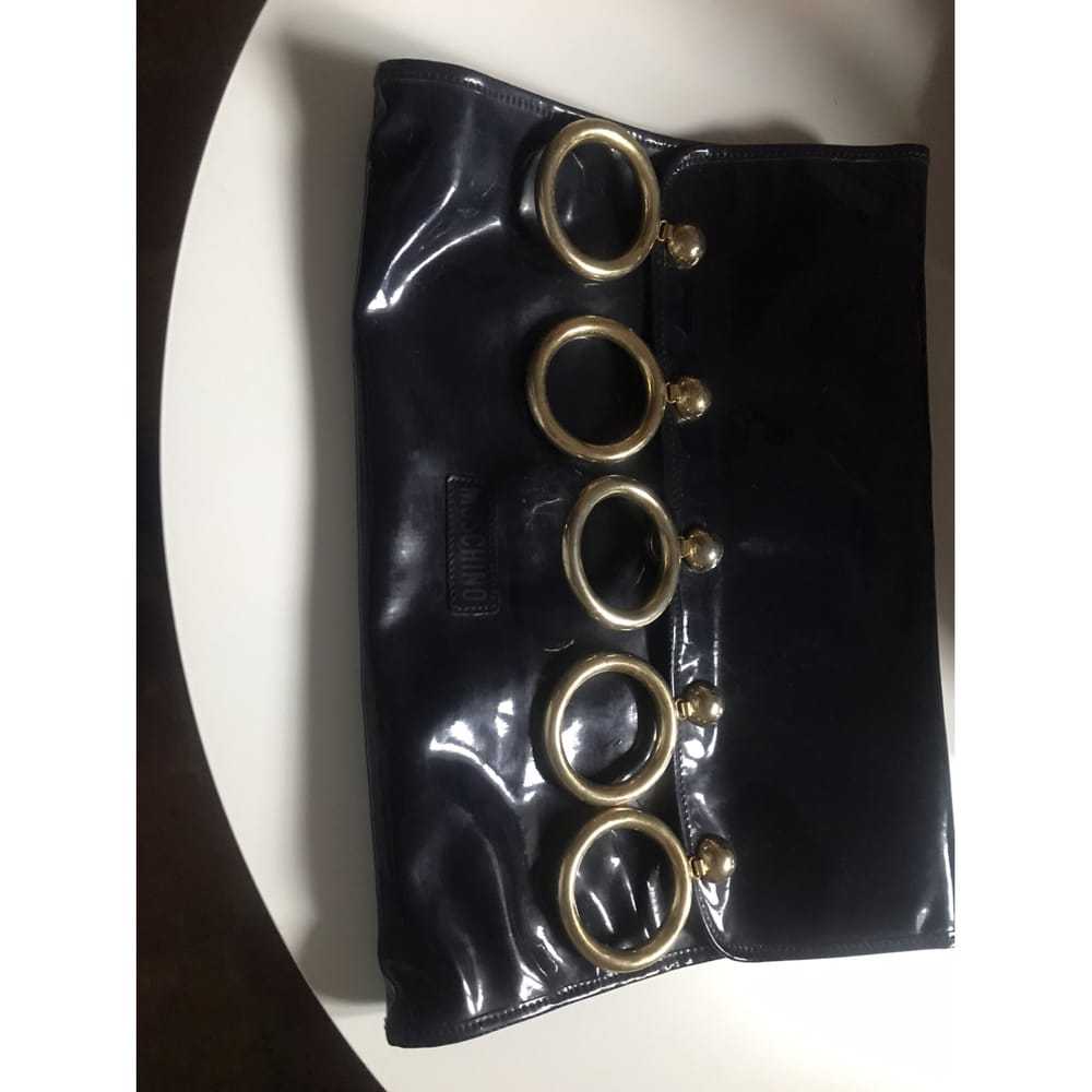 Moschino Patent leather clutch bag - image 4