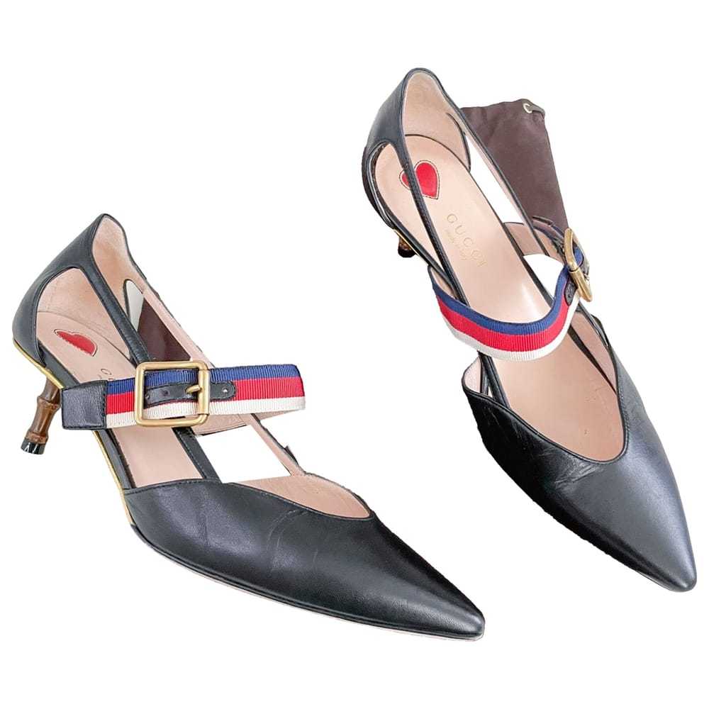 Gucci Sylvie leather heels - image 1