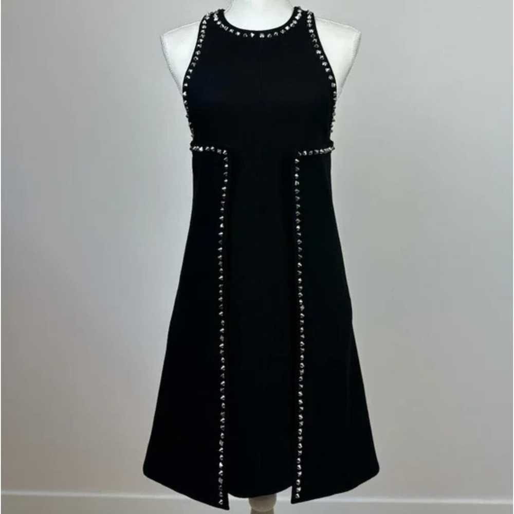 Proenza Schouler Mini Dress Black Size Small Text… - image 4