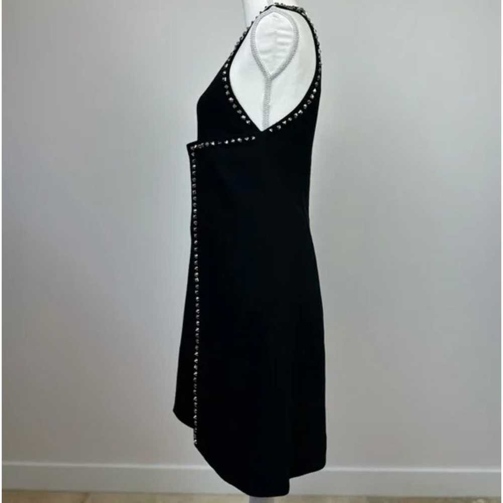 Proenza Schouler Mini Dress Black Size Small Text… - image 7