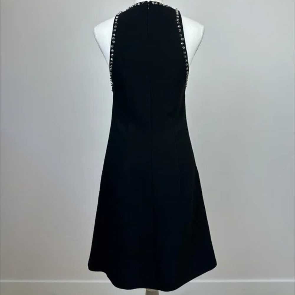 Proenza Schouler Mini Dress Black Size Small Text… - image 8