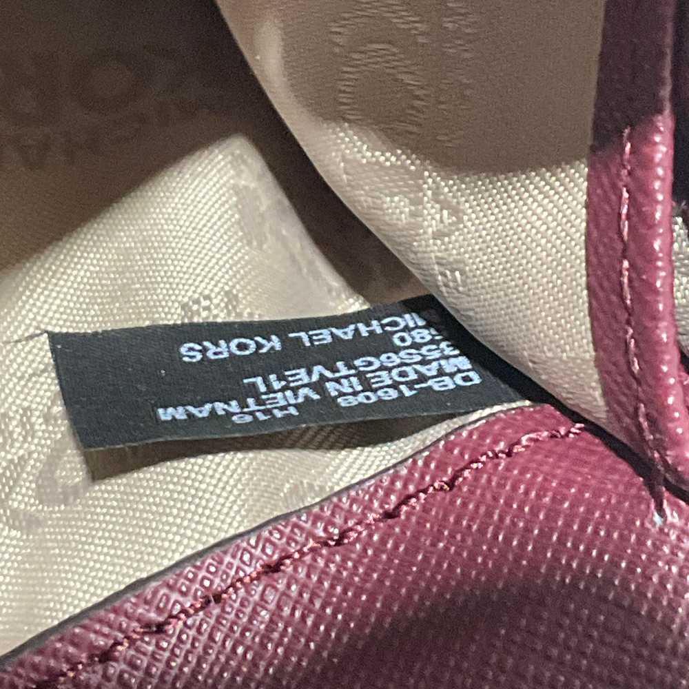 Michael Kors Maroon Handbag w Wallet - image 8