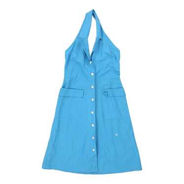 Unbranded Halterneck Dress - Small Blue Cotton