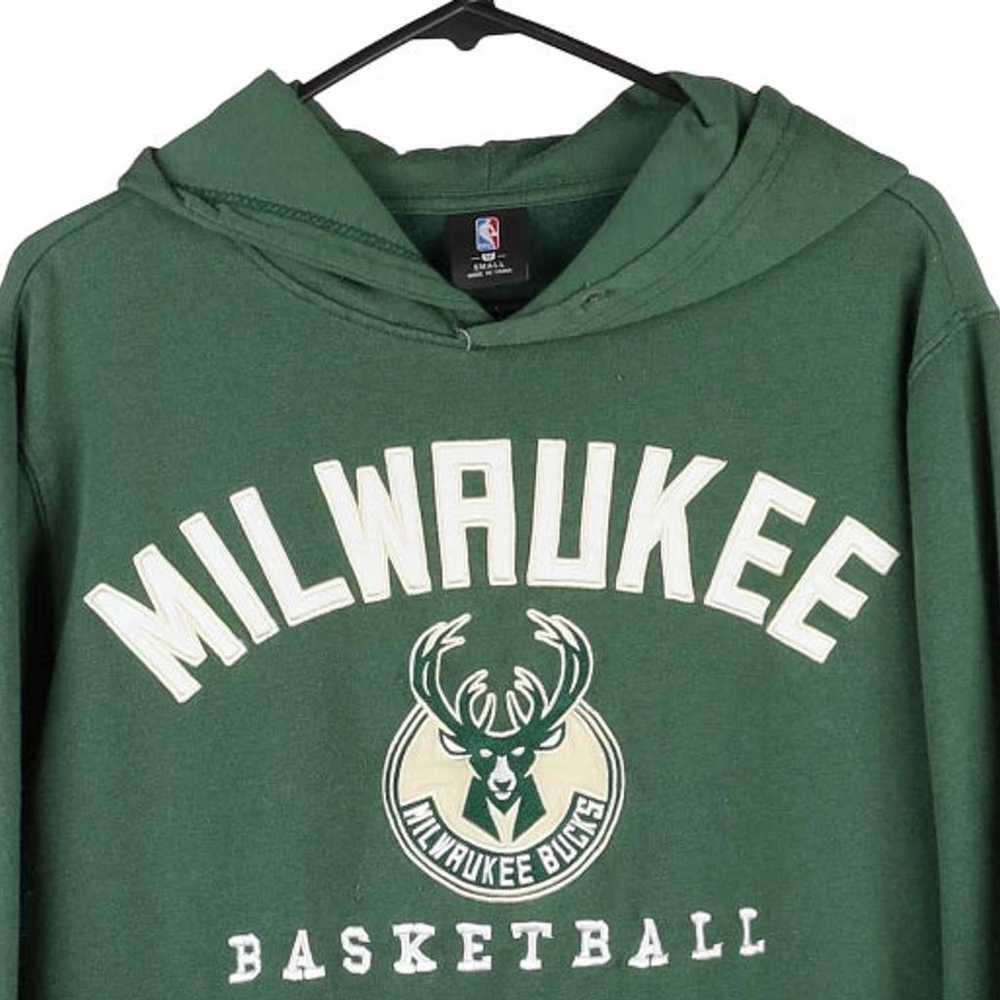 Milwaukee Bucks Nba Hoodie - Small Green Cotton B… - image 3