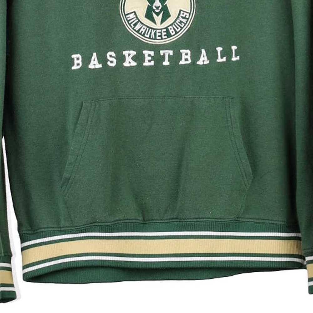 Milwaukee Bucks Nba Hoodie - Small Green Cotton B… - image 4