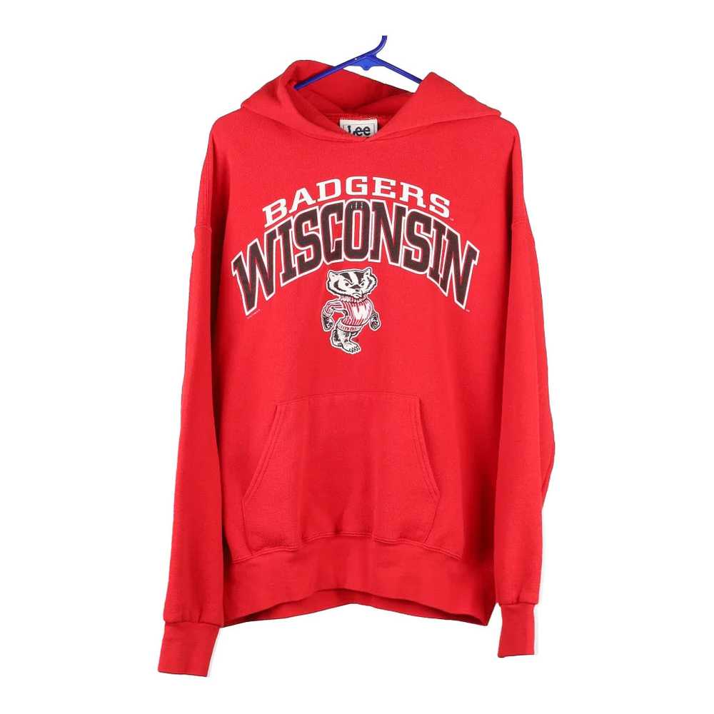 Wisconsin Badgers Lee College Hoodie - Medium Red… - image 1