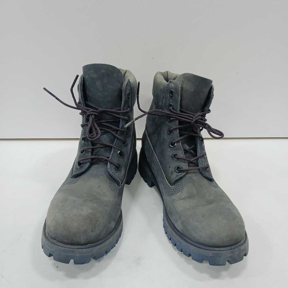 Timberland Women's Gray Suede Work Boots Size 7.5 - image 1