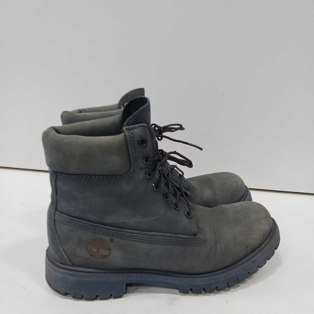Timberland Women's Gray Suede Work Boots Size 7.5 - image 2