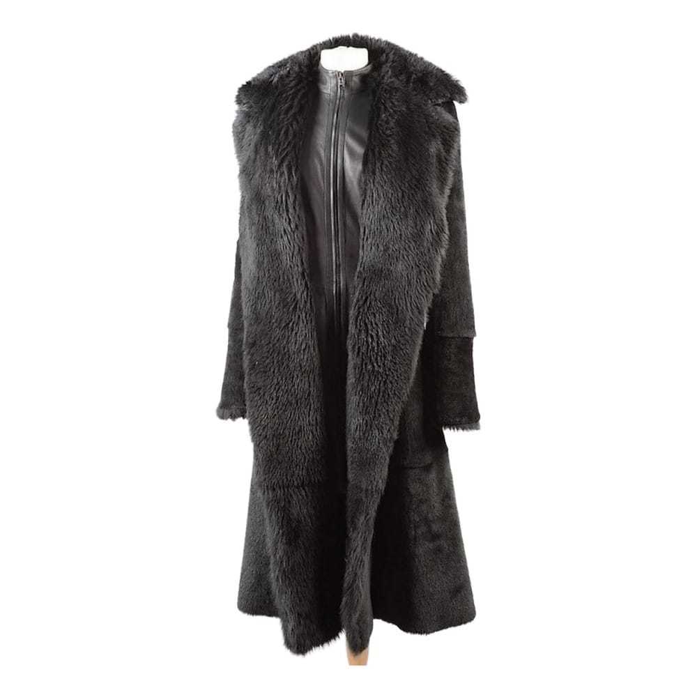 Yves Saint Laurent Faux fur coat - image 1