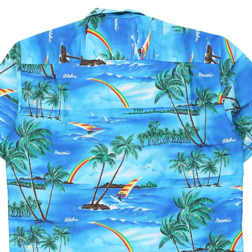 Winnie Fashion Hawaiian Shirt - Large Blue Polyes… - image 5
