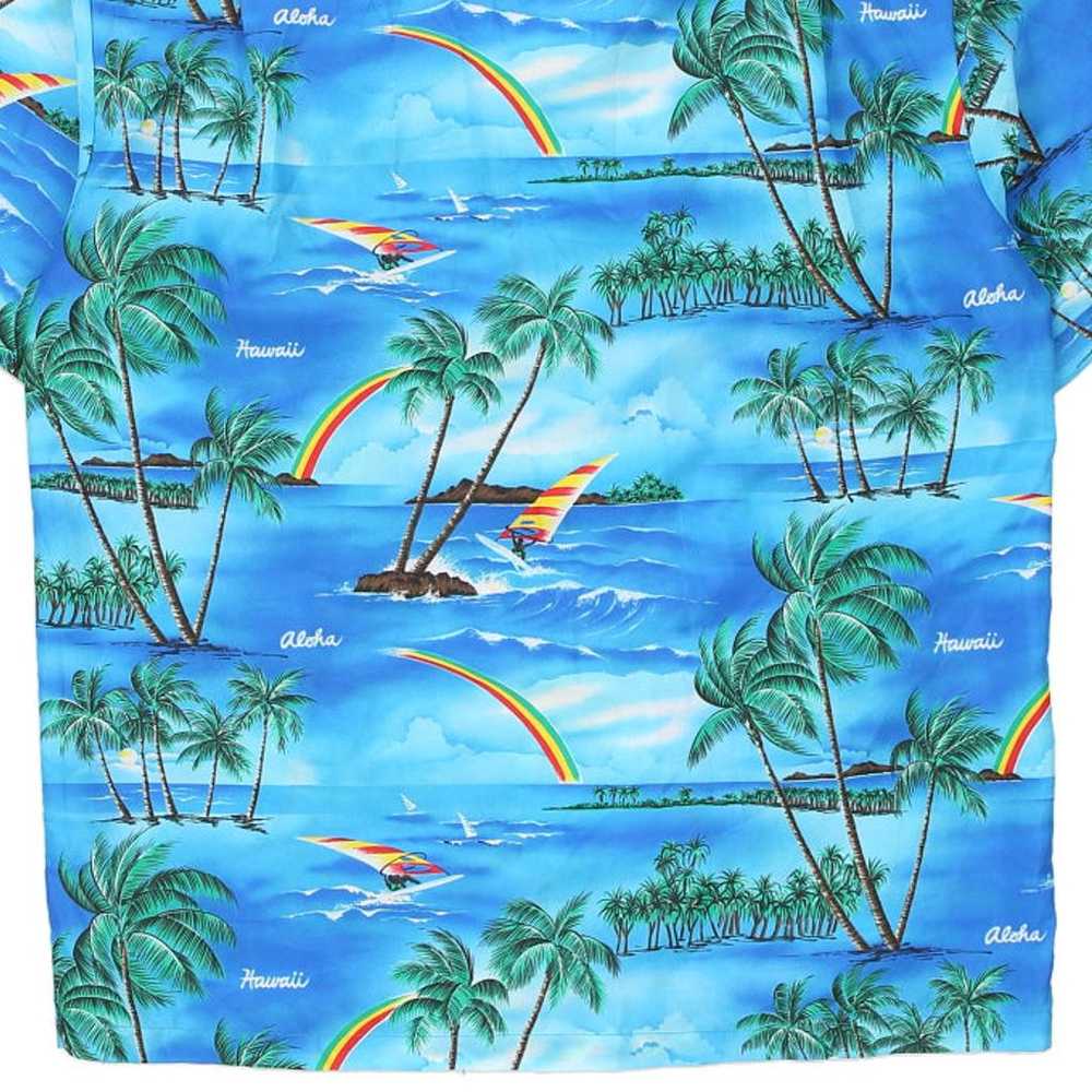 Winnie Fashion Hawaiian Shirt - Large Blue Polyes… - image 6