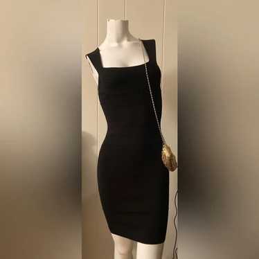 Express - Black Bandage Bodycon Dress - image 1