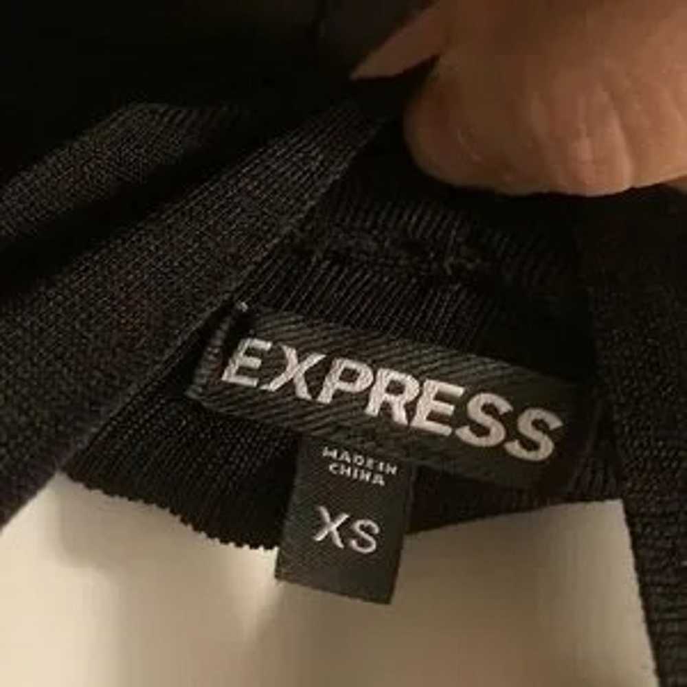 Express - Black Bandage Bodycon Dress - image 6
