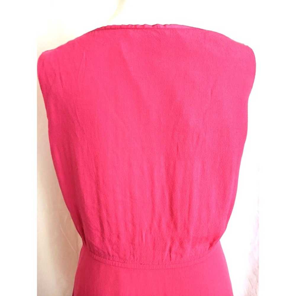 Kate Spade Hot Pink Dress Bow Size 6 Fit & Flare … - image 6