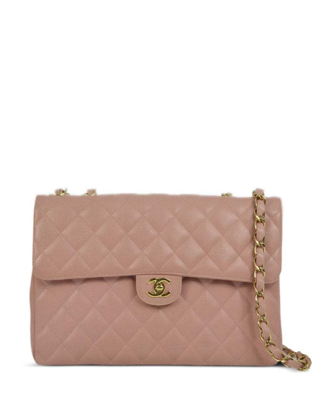 CHANEL Pre-Owned 2003 jumbo Classic Flap shoulder… - image 1