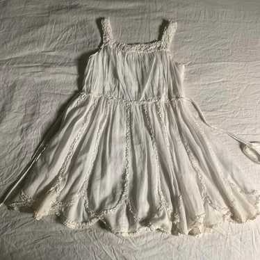 Paul Smith white cotton babydoll mini dress