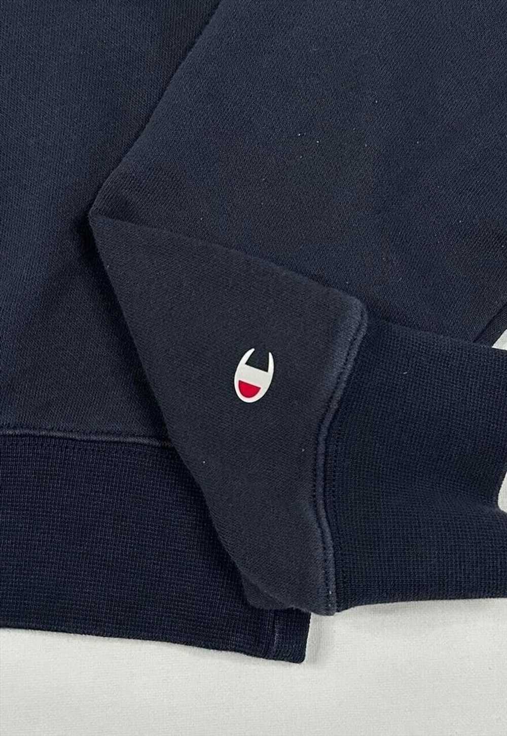 Champion embroidered navy blue crop sweatshirt wo… - image 4