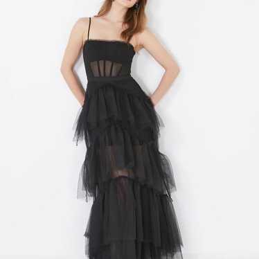 Bcbgmaxazria oly tiered ruffle Gem