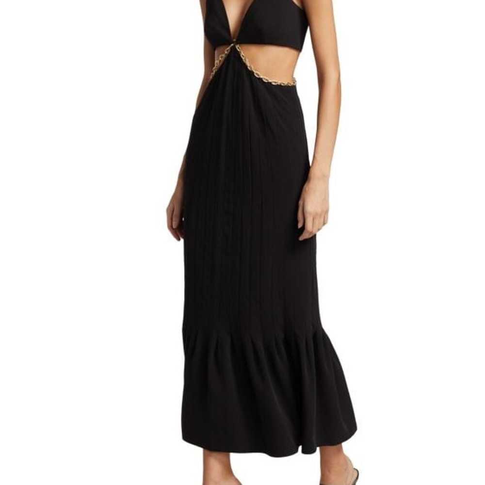 $675 JONATHAN SIMKHAI Ayla Cutout Chain Maxi Dres… - image 1