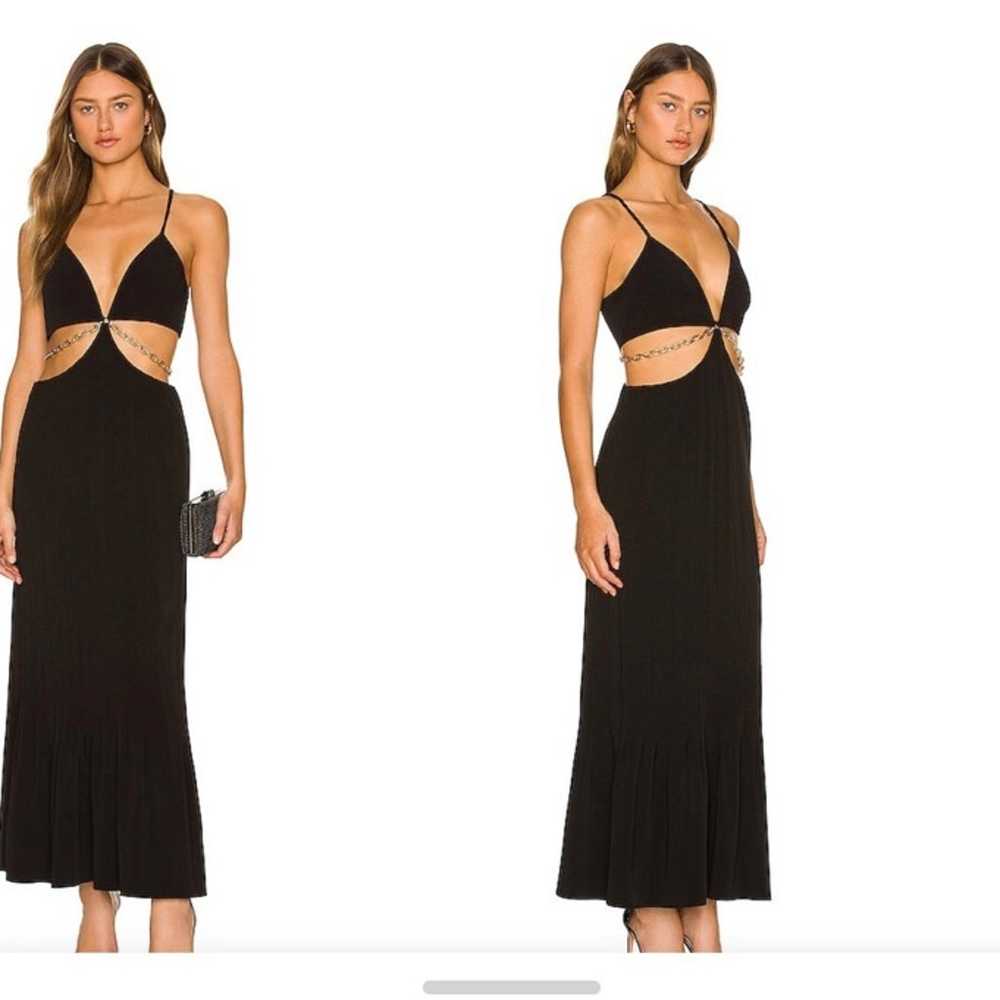 $675 JONATHAN SIMKHAI Ayla Cutout Chain Maxi Dres… - image 2