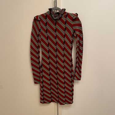 PINKO Knit Slim Dress Made in Italy Small - image 1