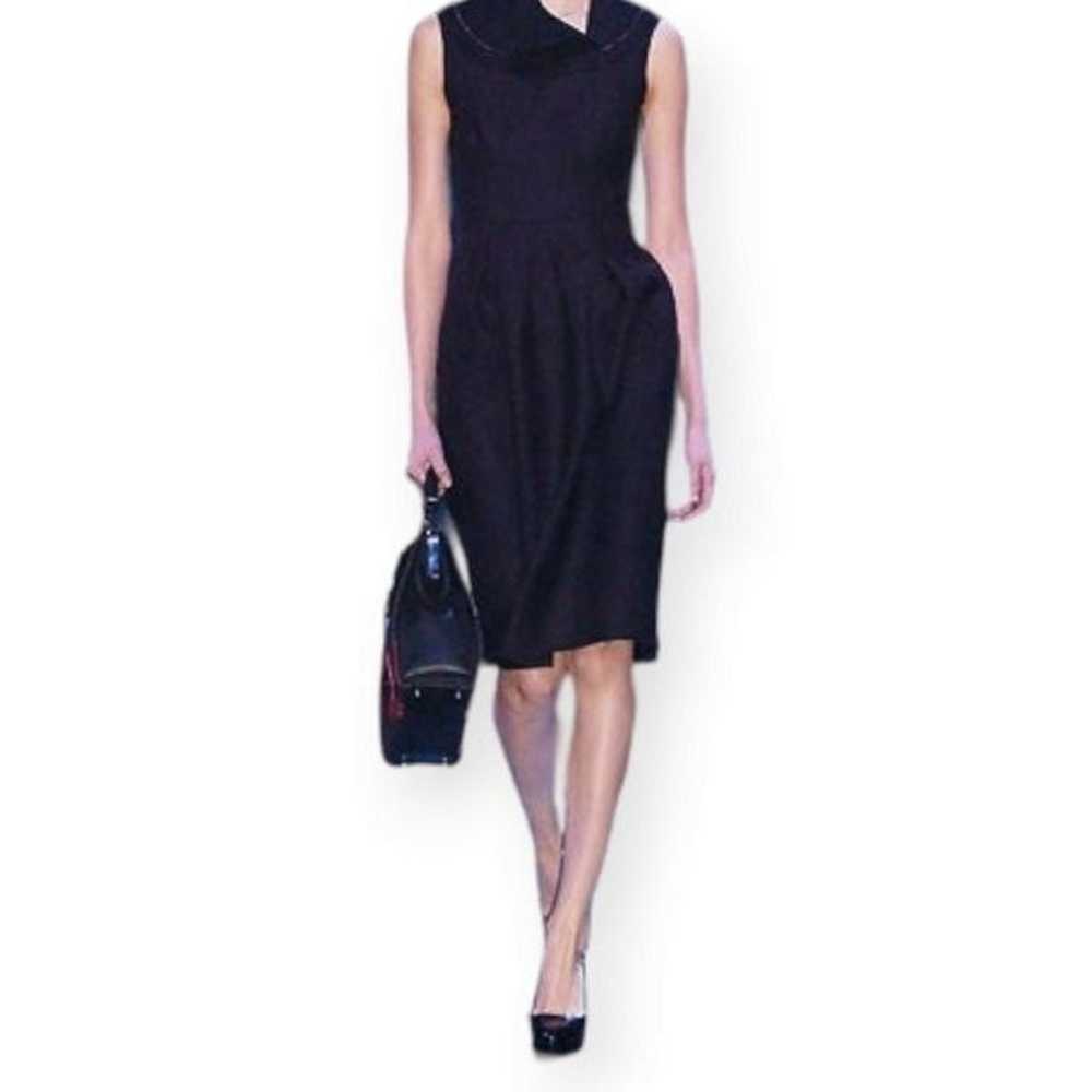 Prada Midi Length Black Dress (Italy Size: 42) US… - image 6
