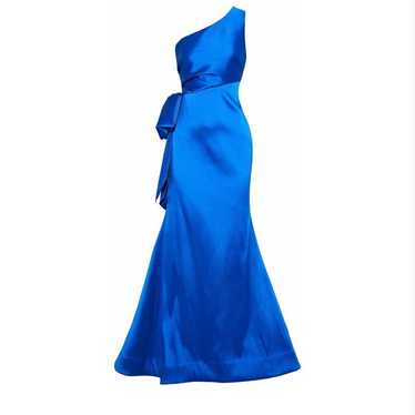 Sachin & Babi One Shoulder Bow Gown Dress - image 1