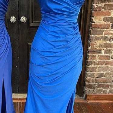 Royal Blue Ava Presley Prom Dress Size 4 - image 1
